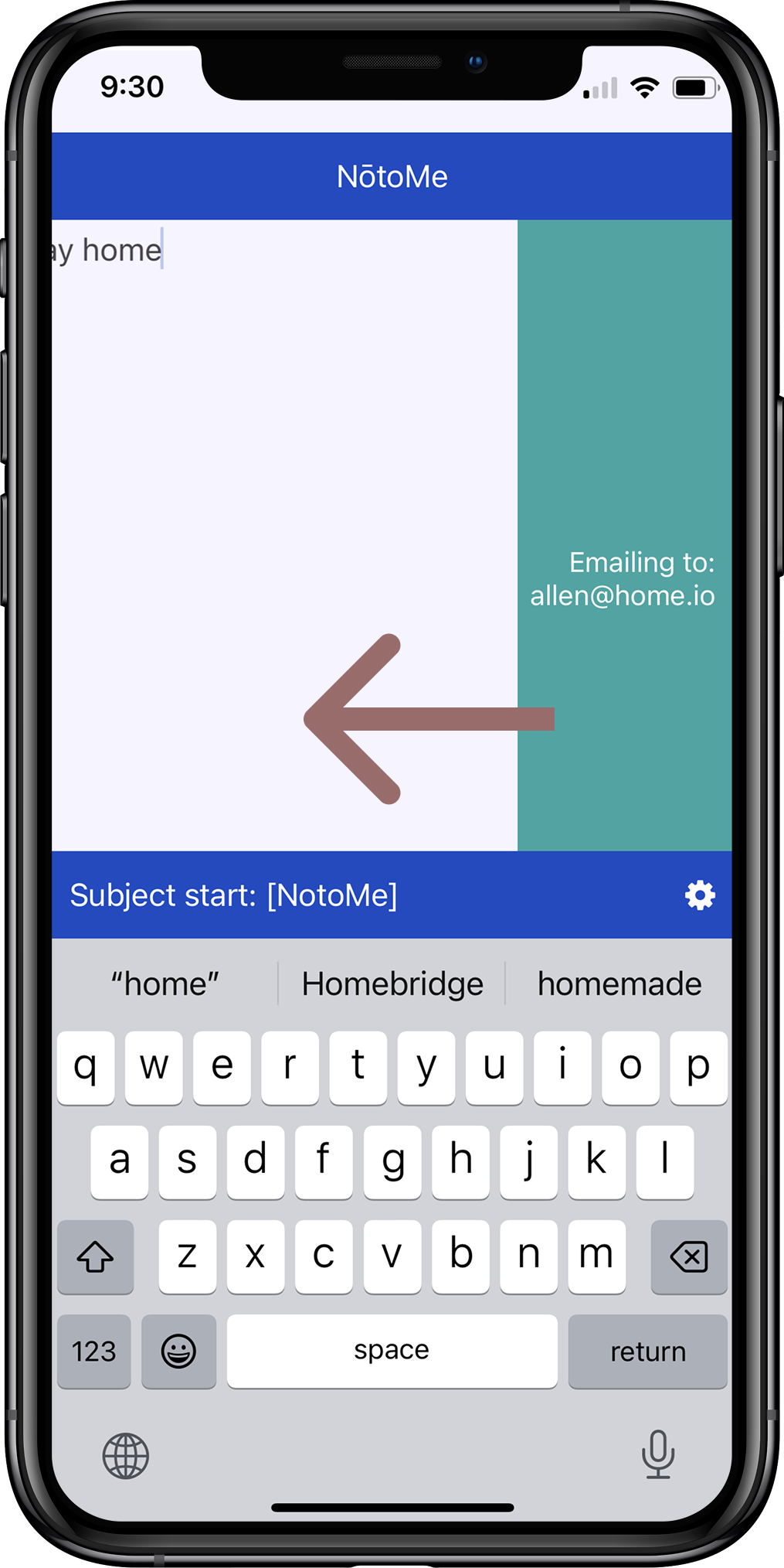 NotoMe App Screenshot 3